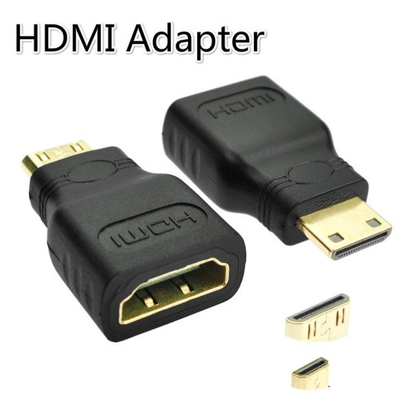 Mini HDMI male to HDMI female adaptor
